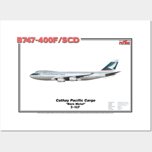 Boeing B747-400F/SCD - Cathay Pacific Cargo "Bare Metal" (Art Print) Posters and Art